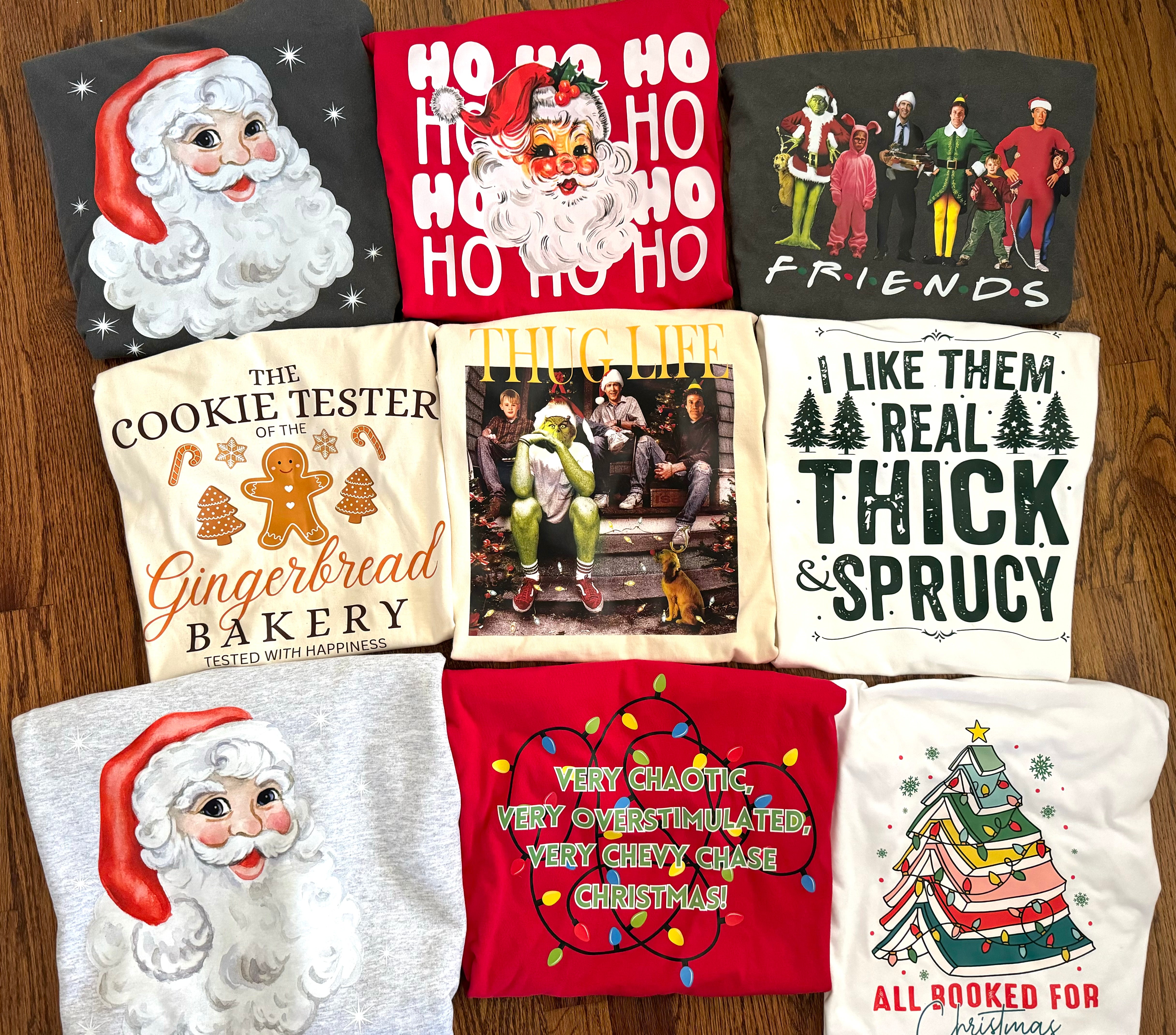 Adult Christmas Comfort Color Shirts