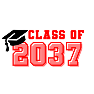 CLASS OF 2037 Handprint - Adult Gildan Softstyle Shirts