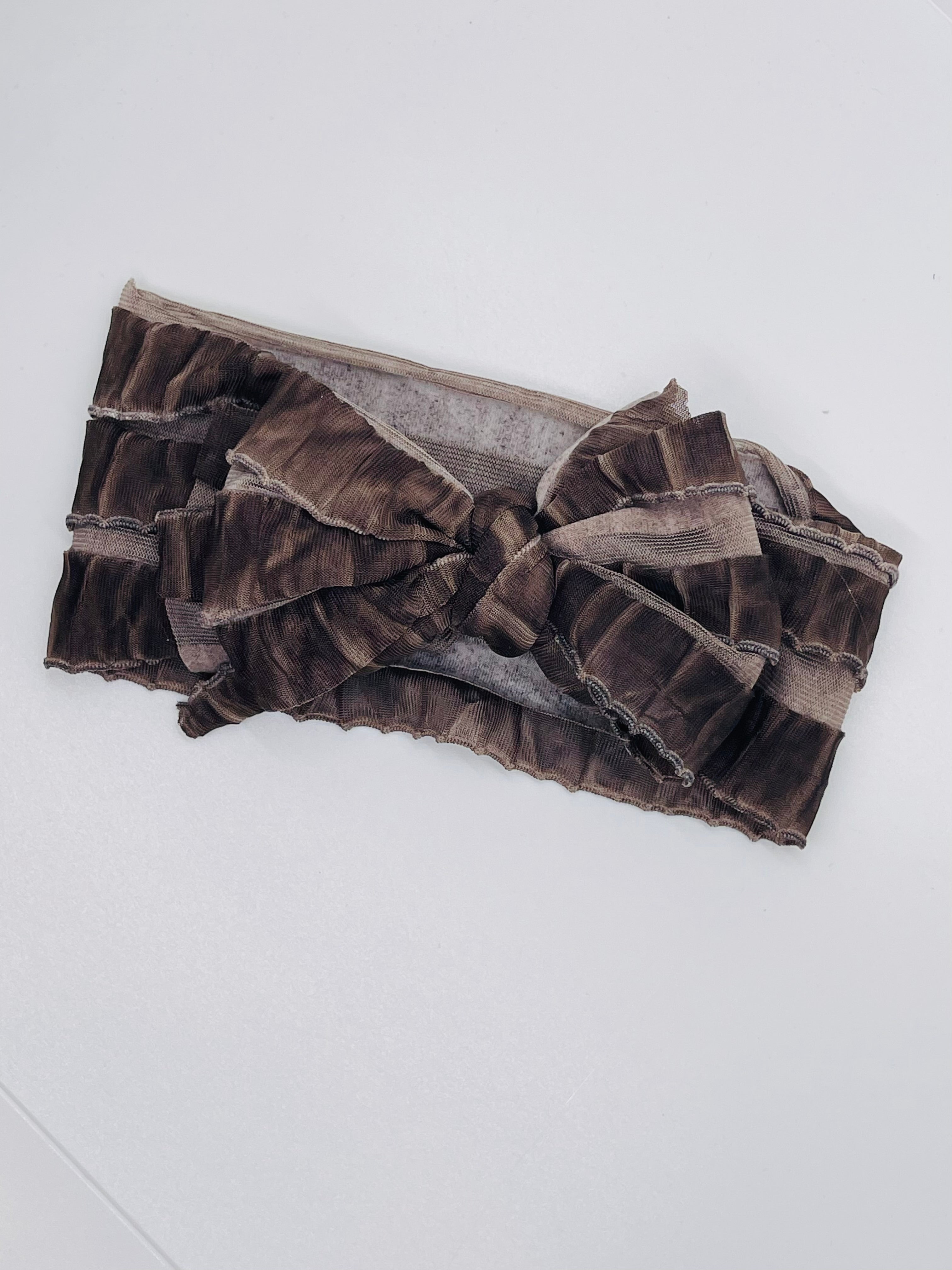 Brown Ruffle