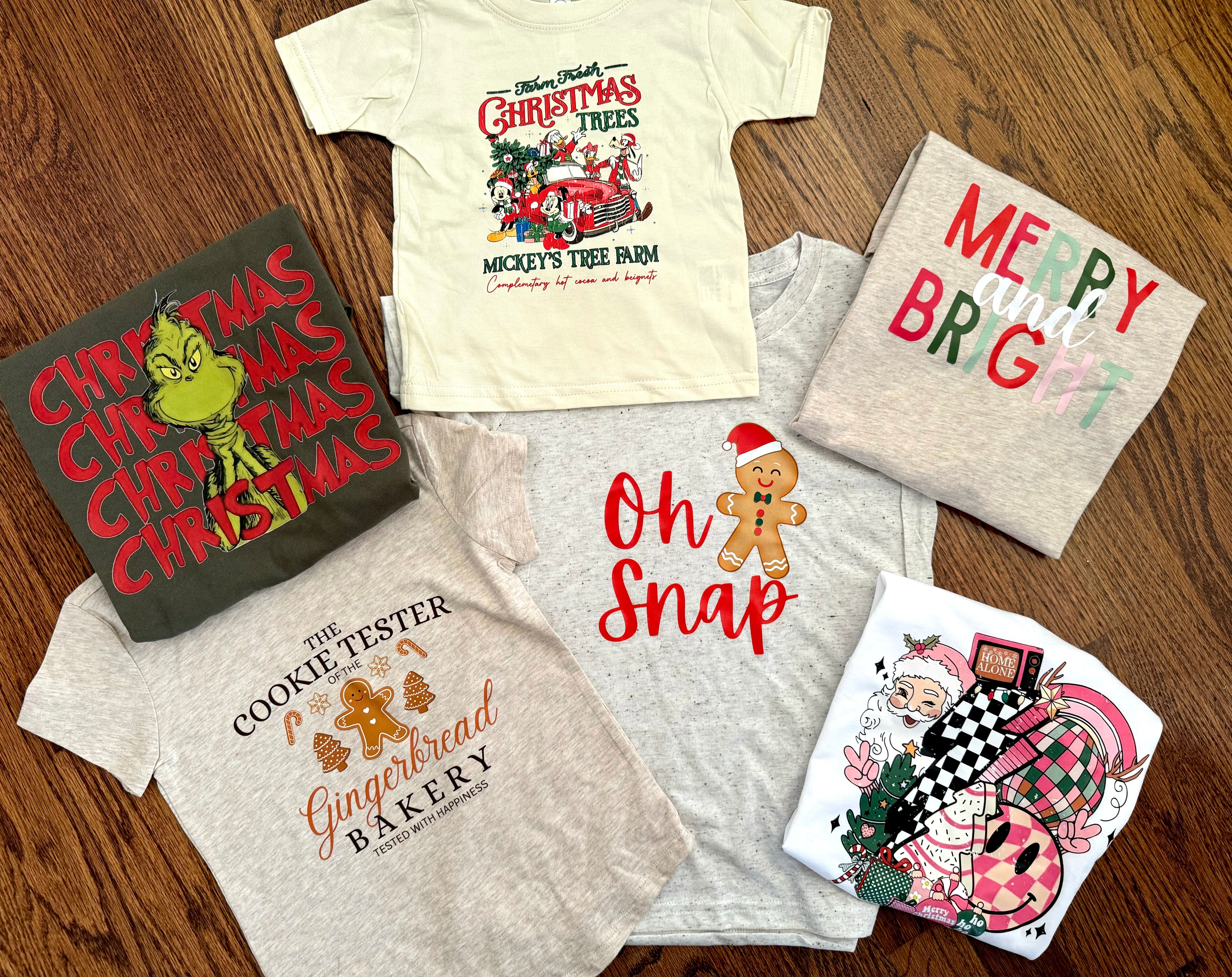 Adult Christmas Comfort Color Shirts