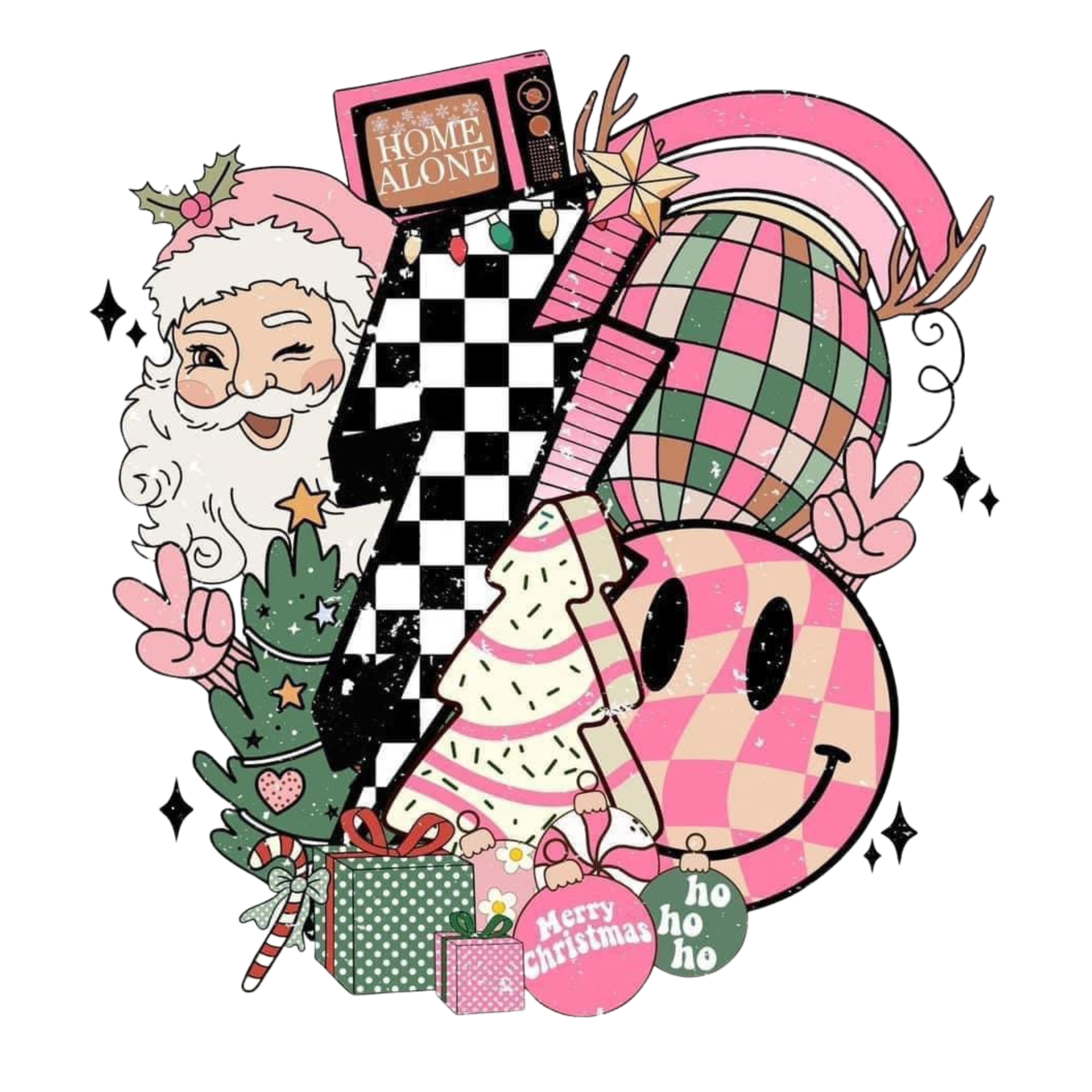 Adult Santa Christmas Gildan Softstyle Shirts