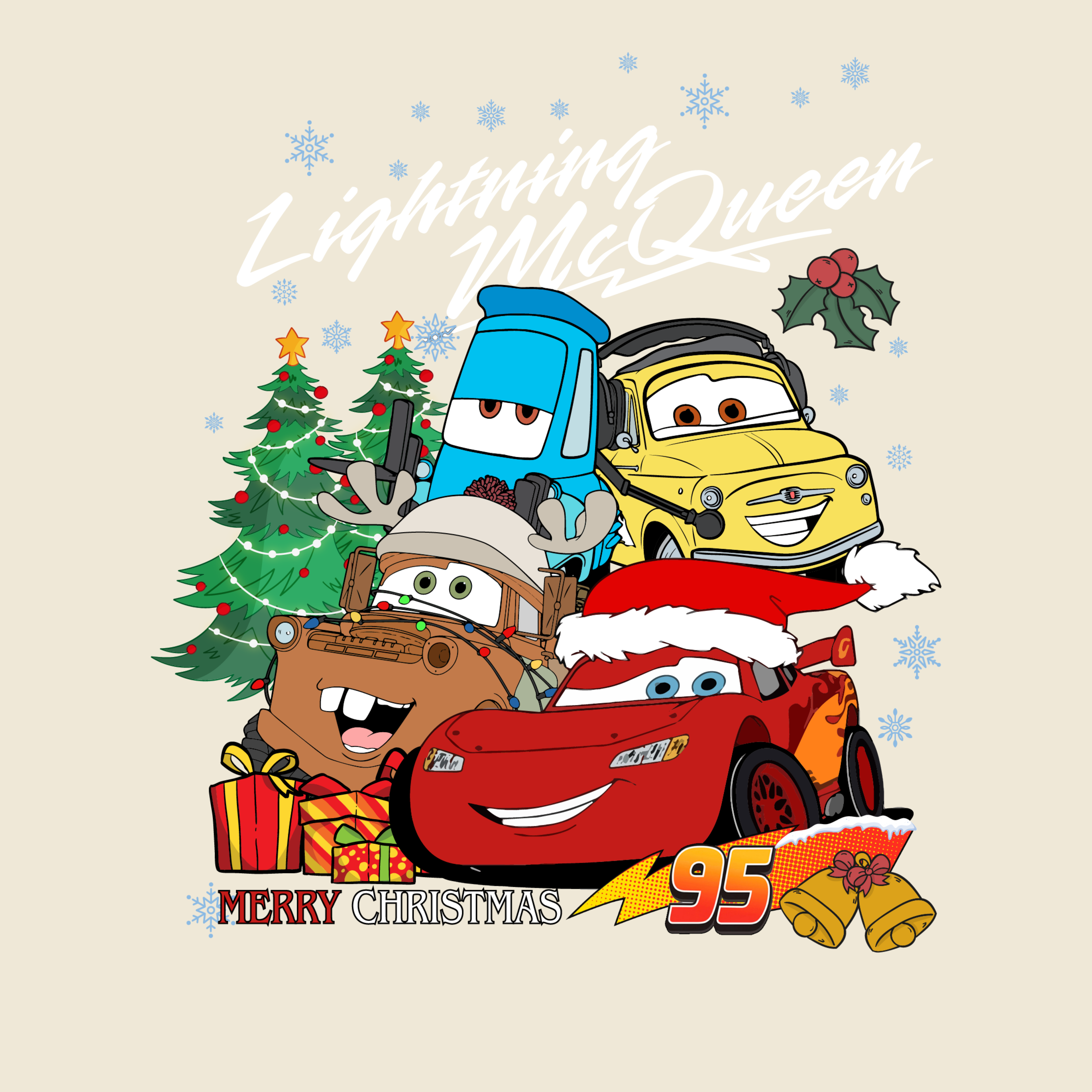 Adult Character Christmas Gildan Softstyle Shirts