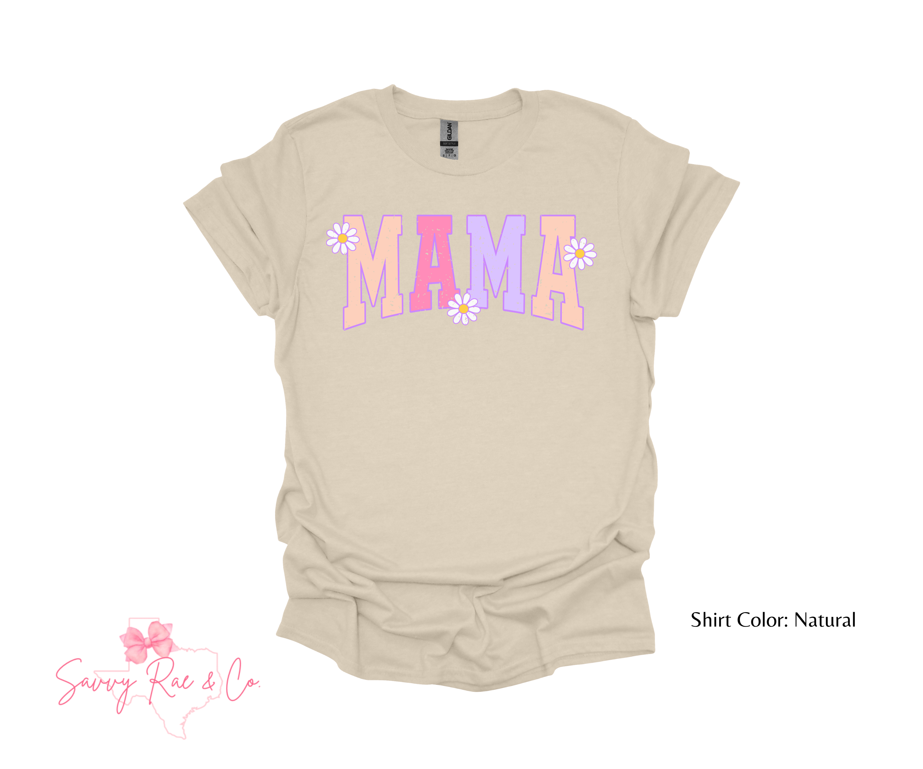 Retro Mama Gildan Softstyle Shirts