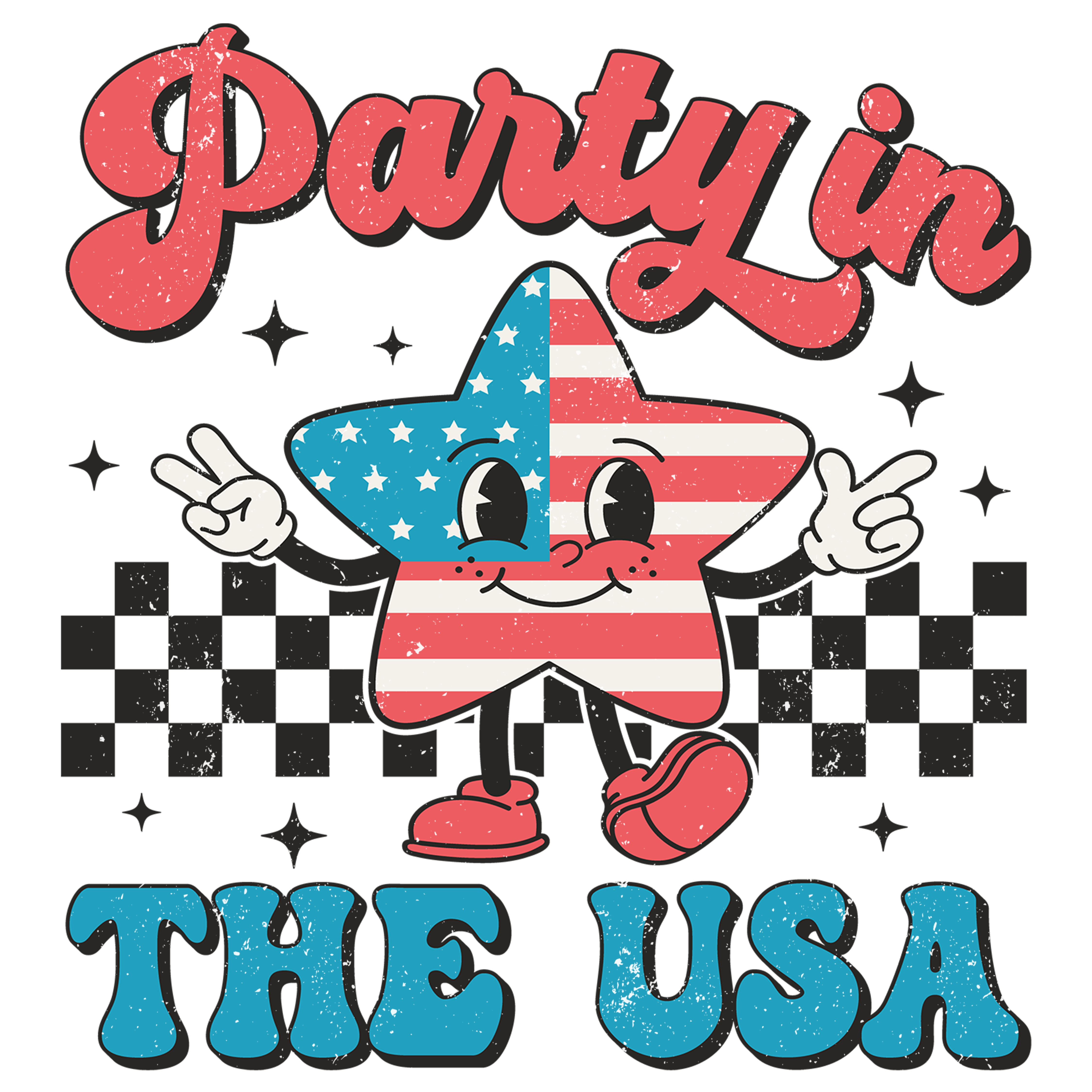 Adult 4th of July Shirts - Cropped