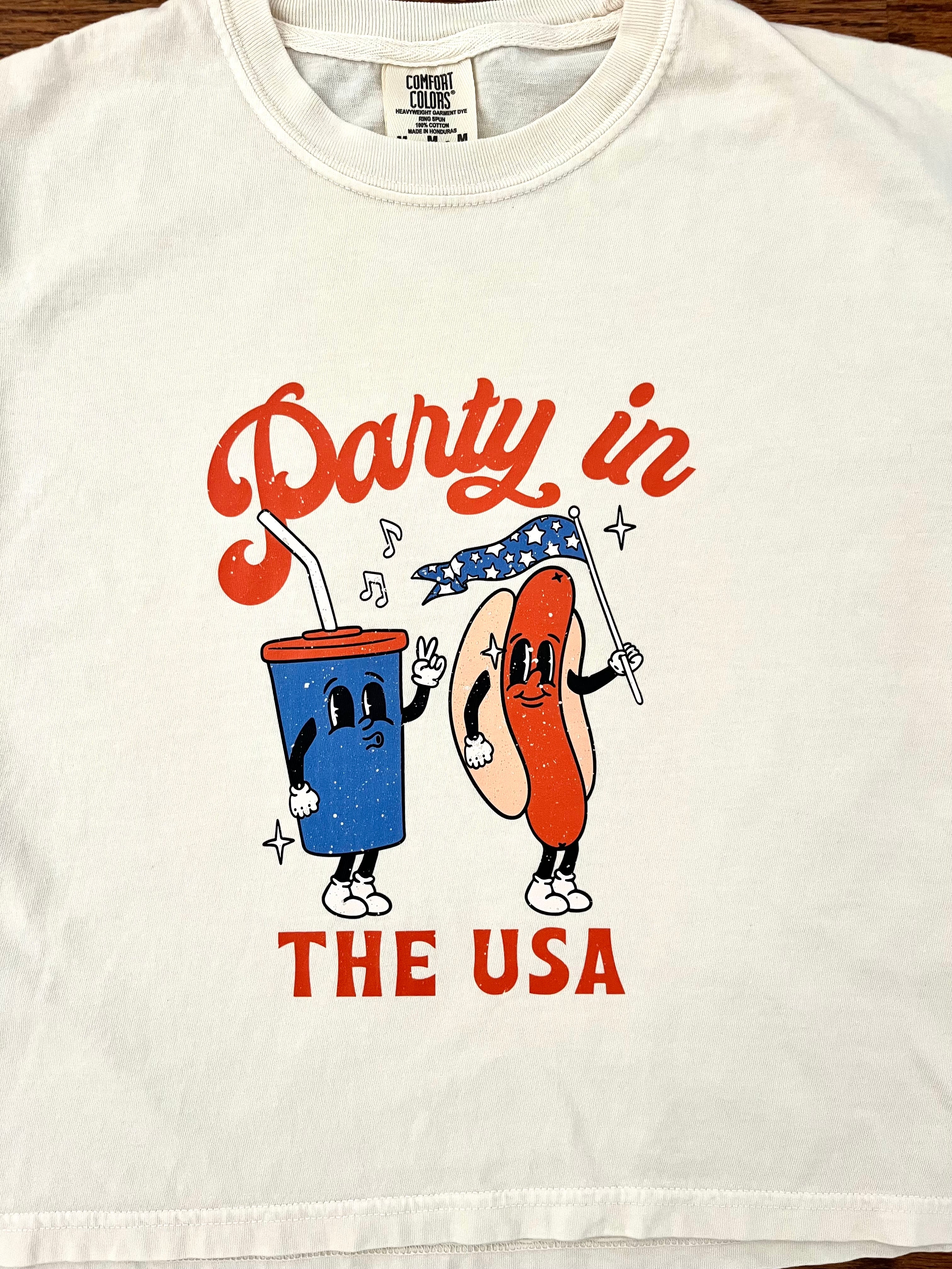 Adult 4th of July Shirts - Cropped