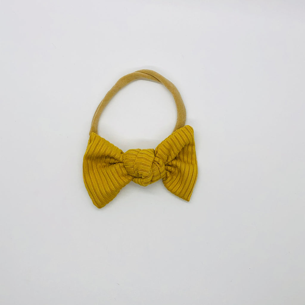 Yellow Ribbed Kate Knot