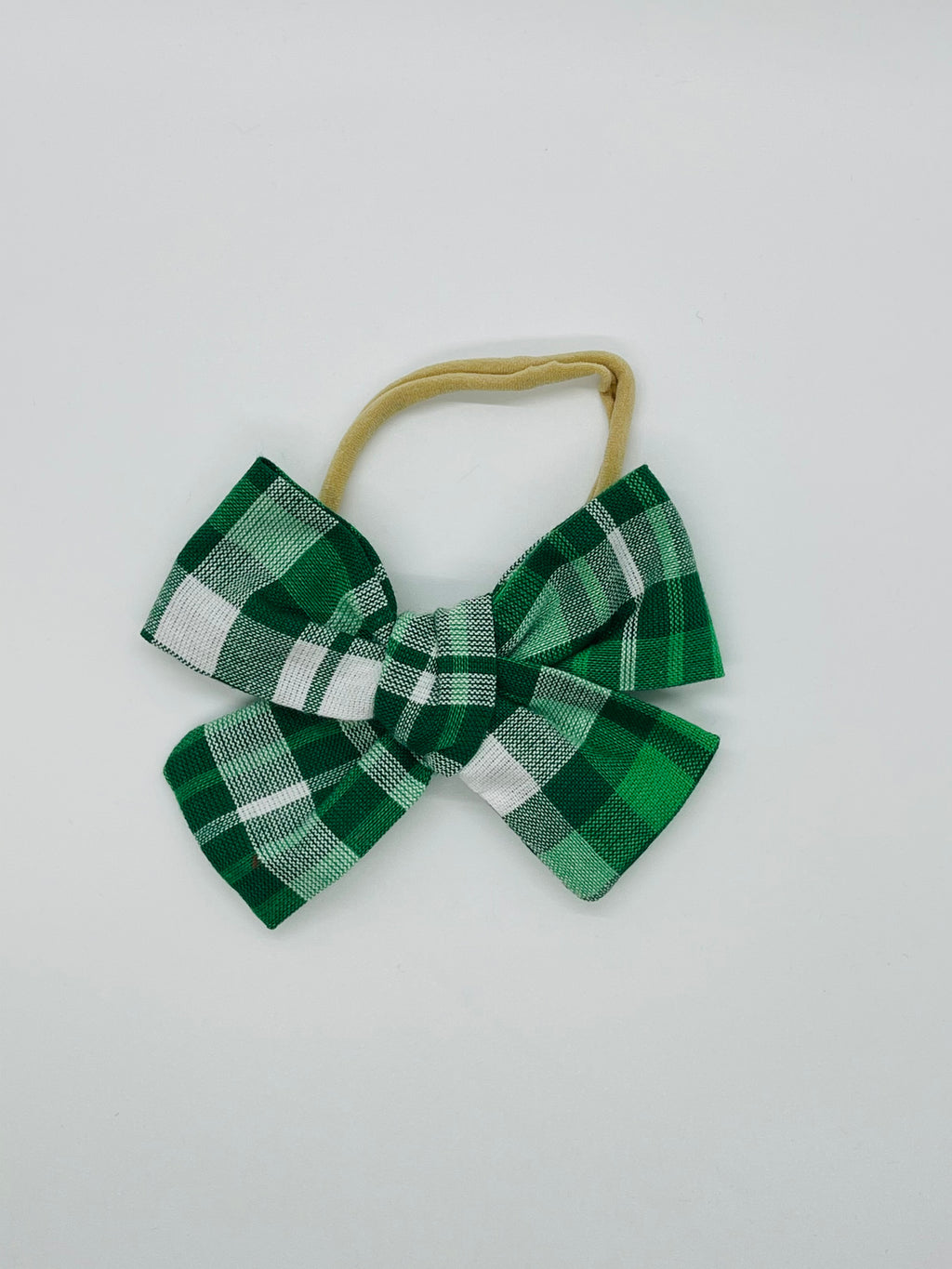 Green & White Plaid Kate